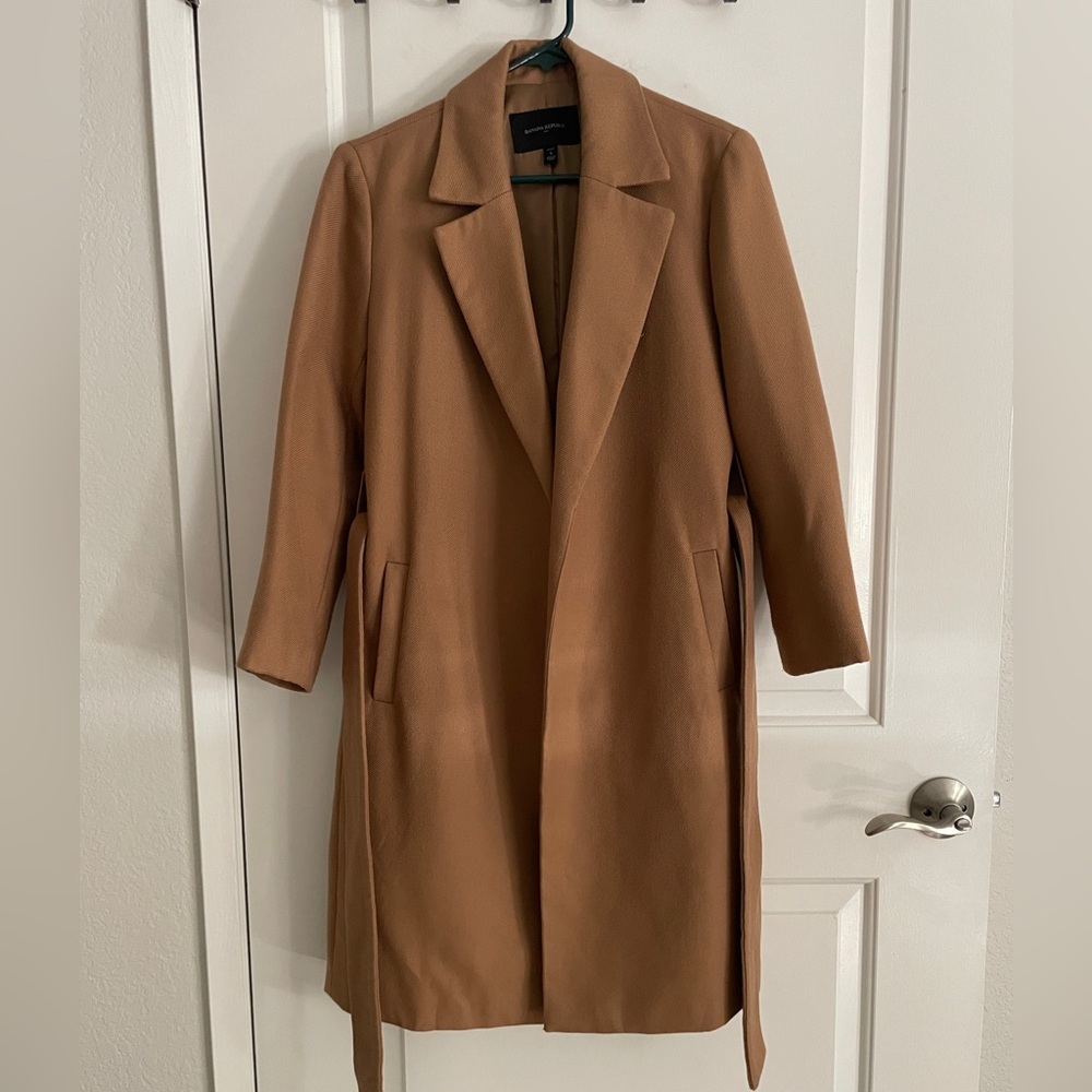 Women’s petite small brown topcoat